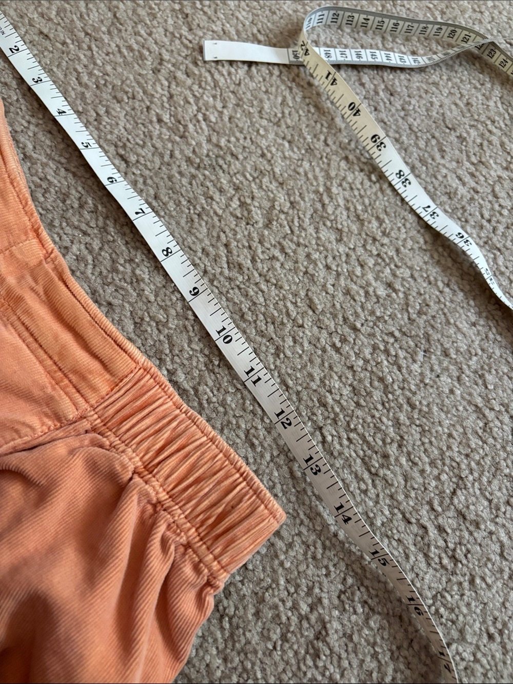 We The Free Peach Wide-Leg Corduroy Pants size XS - Picture 6 of 8